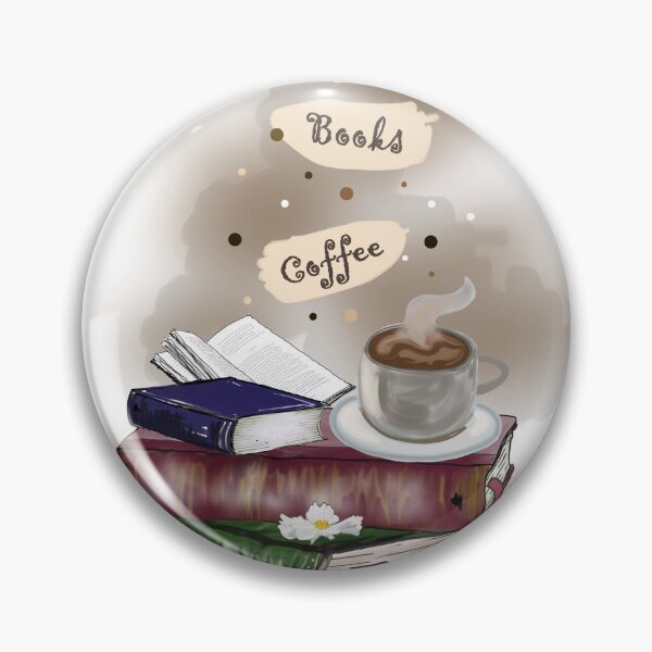 Item preview, Old Books and Coffee and Tea designed and sold by KatjaRedbubble.
