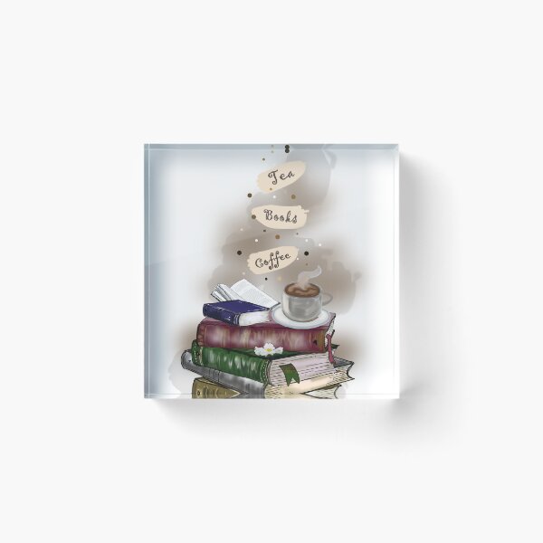 Item preview, Old Books and Coffee and Tea designed and sold by KatjaRedbubble.