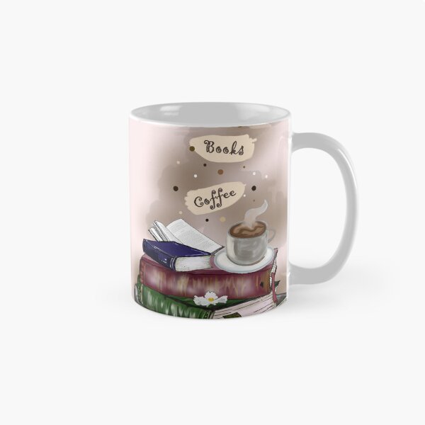 Item preview, Old Books and Coffee and Tea designed and sold by KatjaRedbubble.