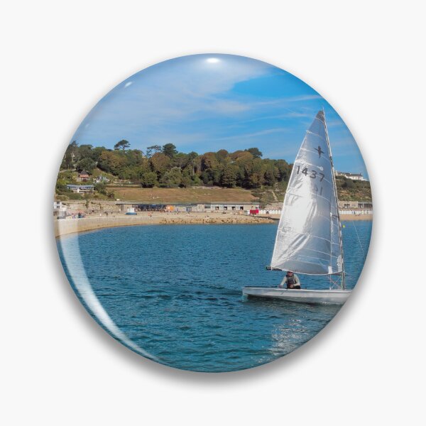 Item preview, Sailing Dinghies Leaving Lyme Regis Harbour designed and sold by Dorset Girl.