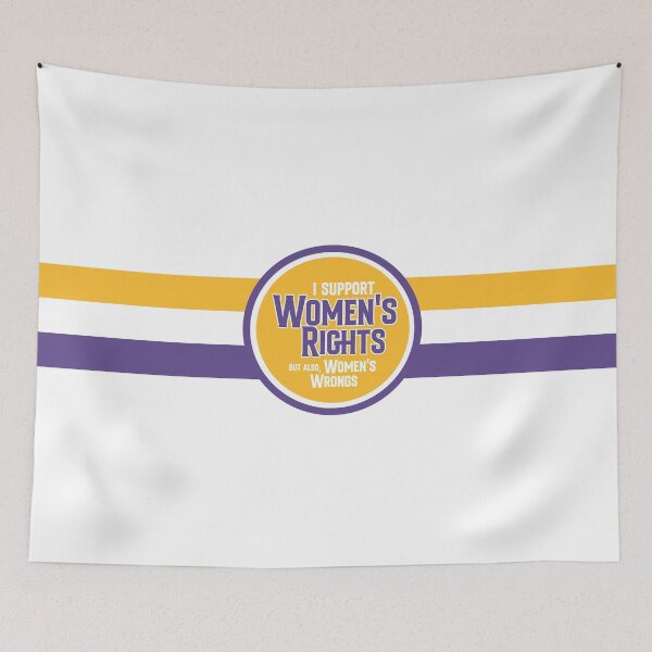 Item preview, I Support Women Rights AND Wrongs (Long Version) designed and sold by OKAYphotoshop.
