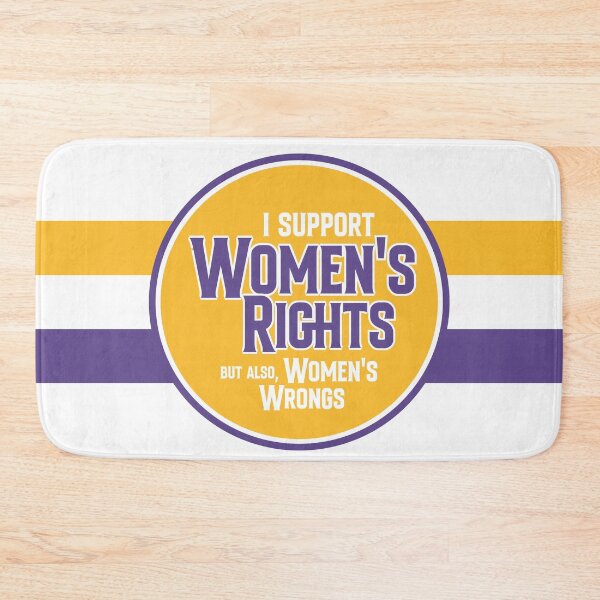 Item preview, I Support Women Rights AND Wrongs  designed and sold by OKAYphotoshop.