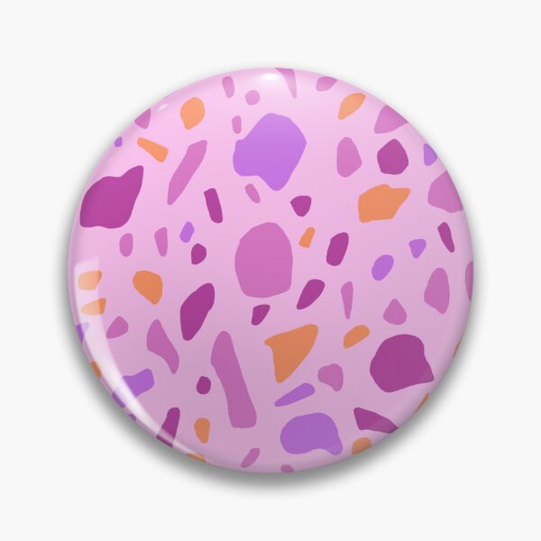 Item preview, Terrazzo pink and orange designed and sold by HappyDayDoodles.