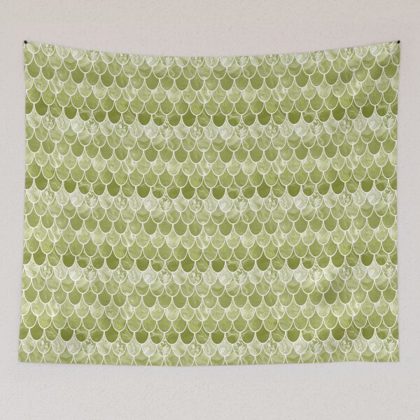 Item preview, Green scales designed and sold by Klavdiya Krinichnaya.