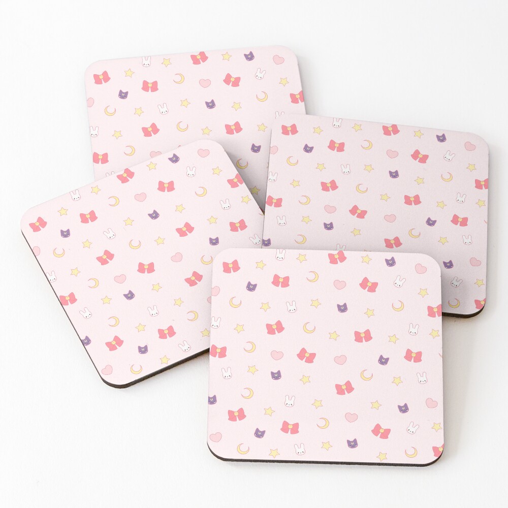 Moon Bunny Coasters (Set of 4)