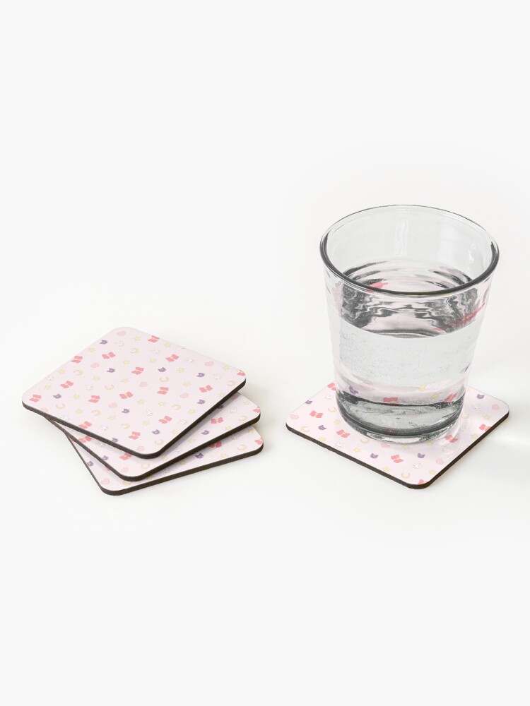 Alternate view of Moon Bunny Coasters (Set of 4)