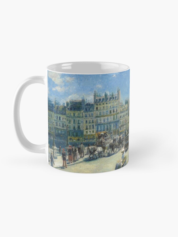 Alternate view of Pont Neuf Paris Painting by Auguste Renoir Mug
