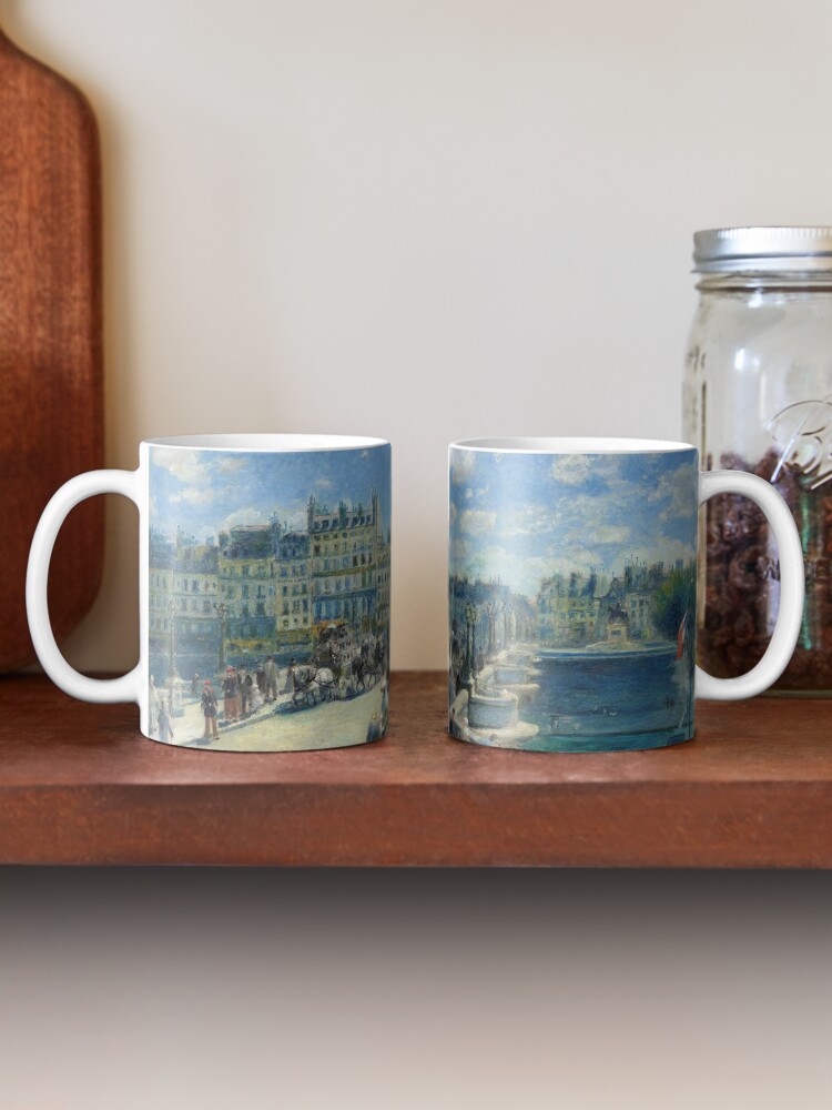 Alternate view of Pont Neuf Paris Painting by Auguste Renoir Mug