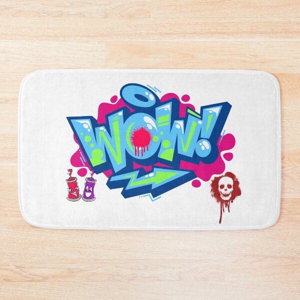 Item preview, Graffitti WOW Skull Street Art designed and sold by kubix81.