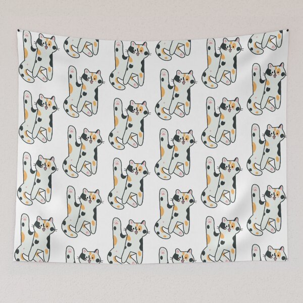 Item preview, Calico Cat Licking Butt designed and sold by waddleworks.