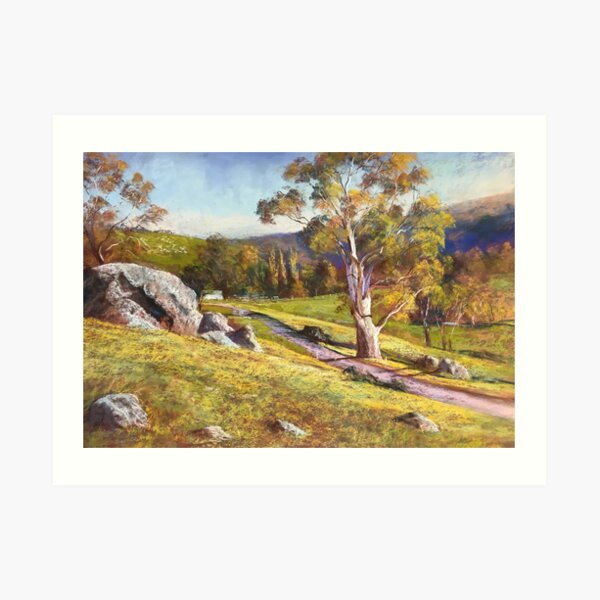The Road to Worrough Art Print