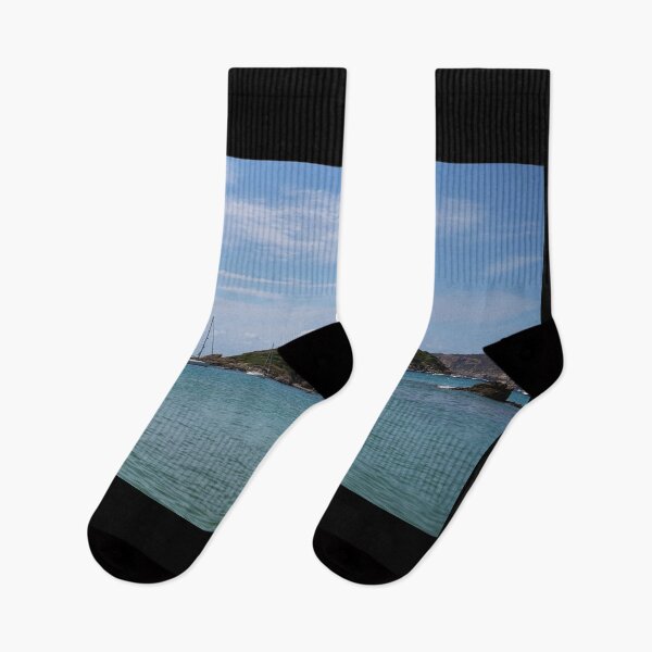 Item preview, Beautiful sea in Mallorca with boats and clear water designed and sold by Montrepeneuer.