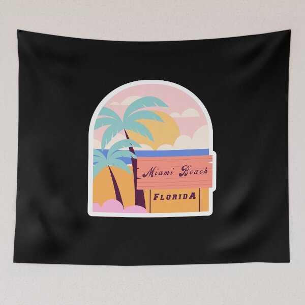 Item preview, Miami Beach Sunny Florida Surfing designed and sold by kubix81.
