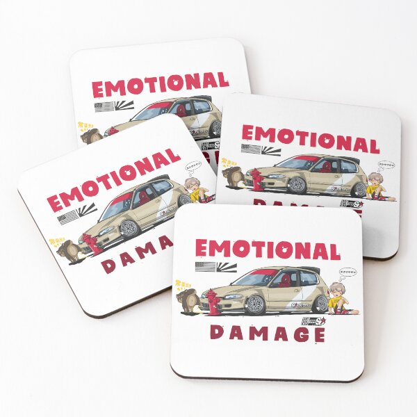 Item preview, Daño Emocional (Civic EG) designed and sold by SprayPatrick.