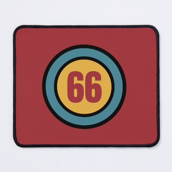 Item preview, The Number 66 - sixty six - sixty sixth - 66th designed and sold by SirenSeventyOne.