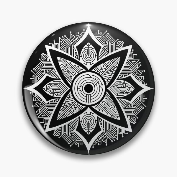 Item preview, Circuitry Mandala (White) designed and sold by TheRandomFactor.