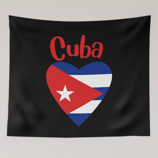 Item preview, Cuba Flag In Heart designed and sold by taniastyle.