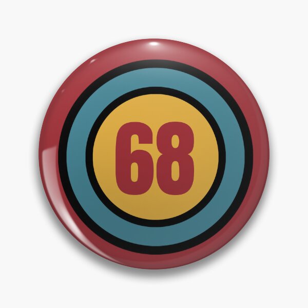 Item preview, The Number 68 - sixty eight - sixty eighth - 68th designed and sold by SirenSeventyOne.