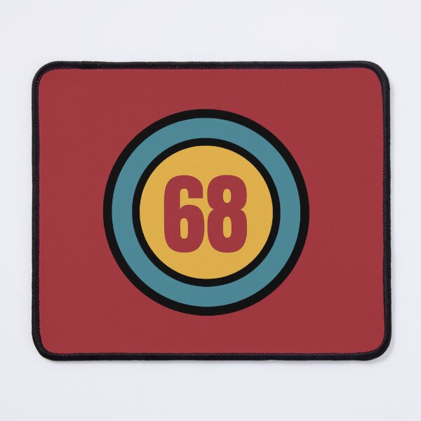 Item preview, The Number 68 - sixty eight - sixty eighth - 68th designed and sold by SirenSeventyOne.