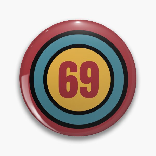 Item preview, The Number 69 - sixty nine - sixty ninth - 69th designed and sold by SirenSeventyOne.