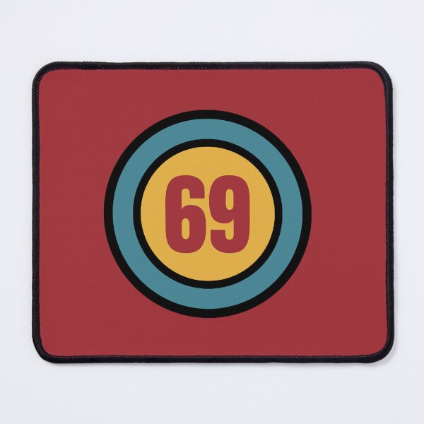 Item preview, The Number 69 - sixty nine - sixty ninth - 69th designed and sold by SirenSeventyOne.
