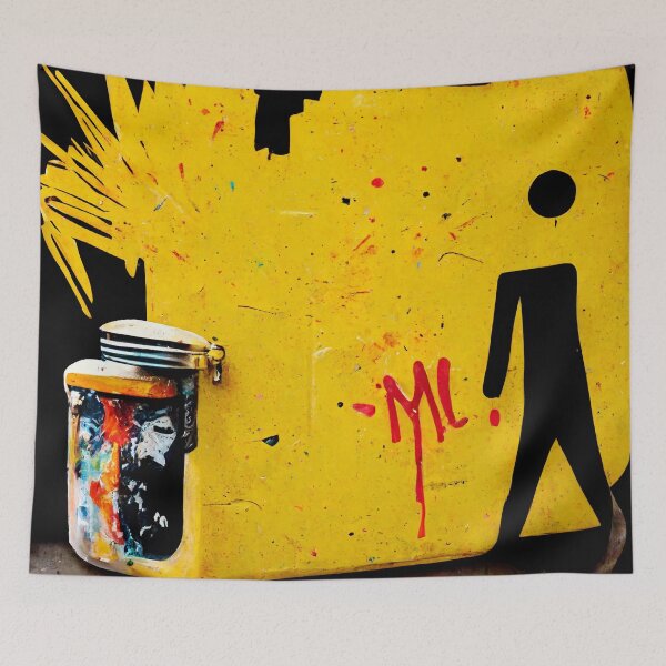 Item preview, graffiti explosion designed and sold by PinkandSalty.