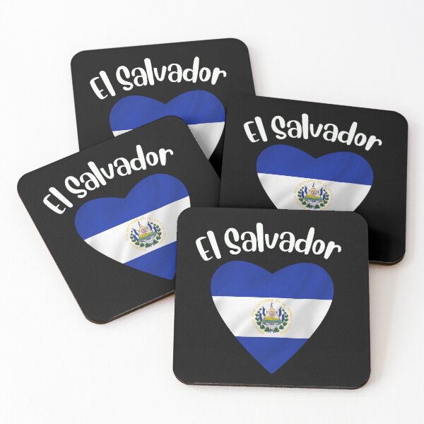 Item preview, El Salvador Flag In Heart designed and sold by taniastyle.