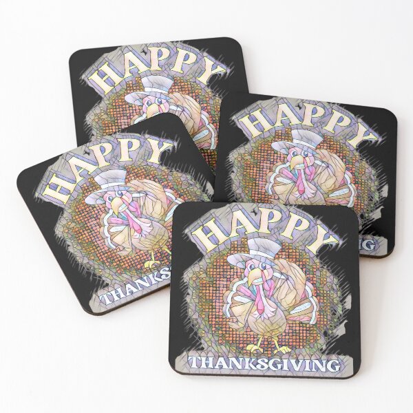 Item preview, Happy Thanksgiving Mosaic Turkey designed and sold by TajfunX.