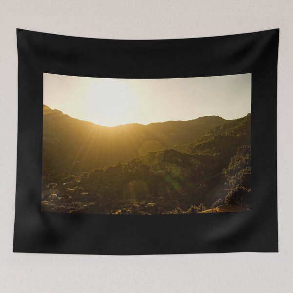 Item preview, Sunset behind the mountains in Mallorca designed and sold by Montrepeneuer.