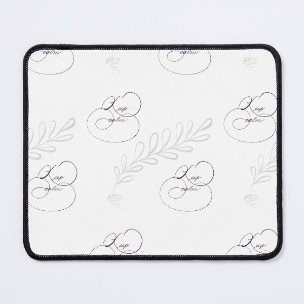 Item preview, Keep calm on white color seamless pattern designed and sold by Yana Mustafina | Boho Soulful Designs.