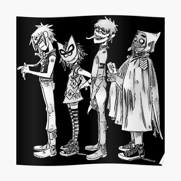 Kopie der Kopie der Kopie von Gorillaz Poster