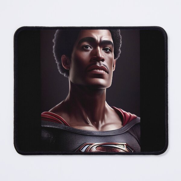 Item preview, Portrait Of An African Super Hero – Anime Cartoon African Super Hero designed and sold by MadeByRobots.