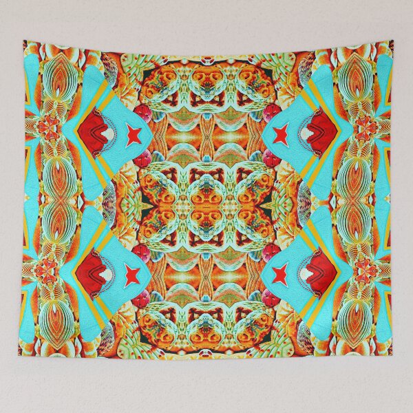 Item preview, HARMONIOUS COCKTAIL OF ARUBA SHELLFISH - UNFORGETTABLE ARUBA CHRISTMAS SOUVENIRS - ARUBAN PARADISE ISLAND ABSTRACT GEOMETRIC PAINTING - ARUBAN ABSTRACT FLAG INSPIRATION - ARUBA ONE HAPPY ISLAND. designed and sold by Ralek.
