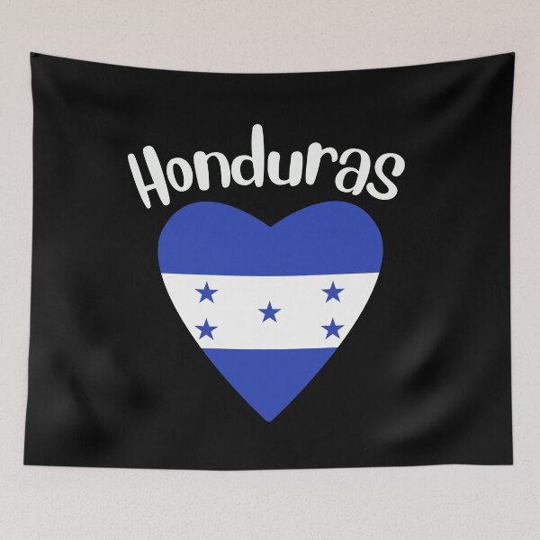 Item preview, Honduras Flag In Heart designed and sold by taniastyle.