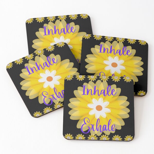 Item preview, Inhale Exhale Motivational Quotes  designed and sold by BasmalaSubhani.