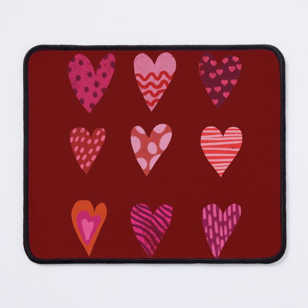 Item preview, Red and pink hearts with and dots lines designed and sold by Pacesyte.