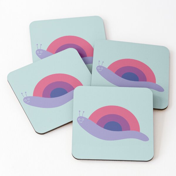 Item preview, Bi Flag Snail designed and sold by ICantFindMyFish.