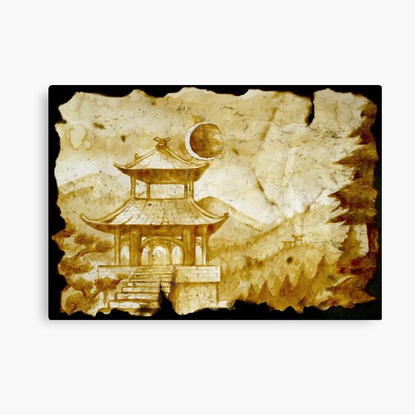 Coffee Challenge: Landscape In Coffee Canvas Print
