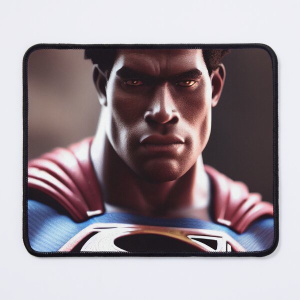 Item preview,  Portrait Of An African Super Hero – Anime Cartoon African Super Hero  designed and sold by MadeByRobots.