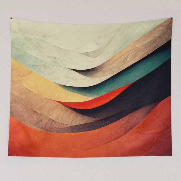 Item preview, Muted rainbow curves designed and sold by PinkandSalty.