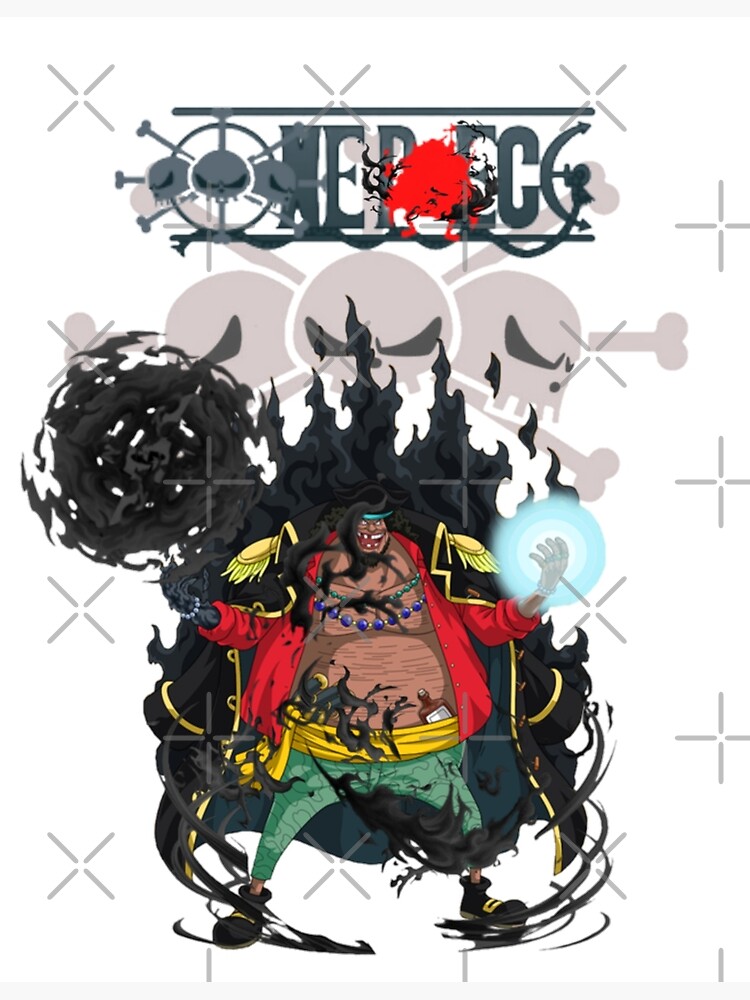 One Piece Dark Dark Devilfruit 2.5 Metal Pin Anime Black Beard