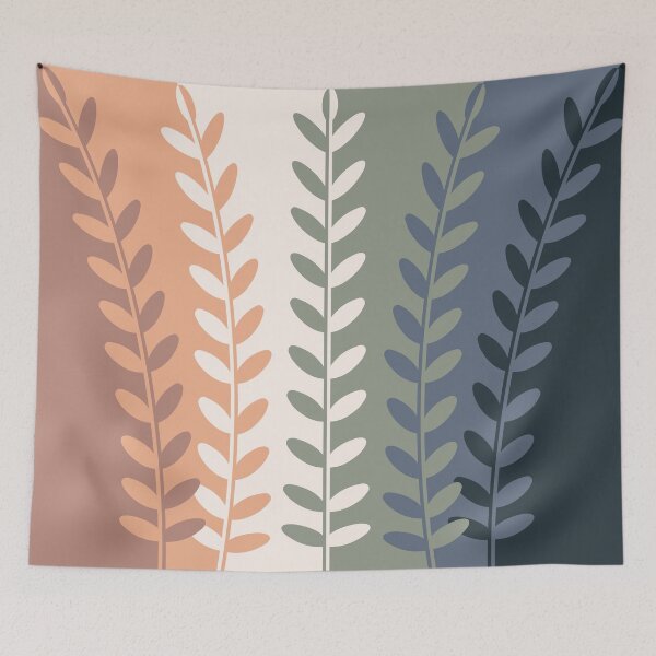 Item preview, Retro leaves pattern designed and sold by MoSaid.