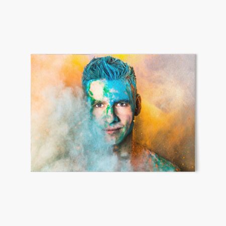 Jazza: Live in Color Art Board Print