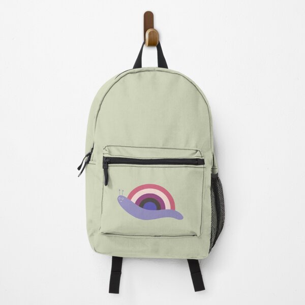 Item preview, Genderfluid Flag Snail designed and sold by ICantFindMyFish.