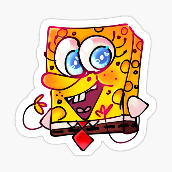"SpongeBob" Sticker for Sale by kielimep1e Redbubble