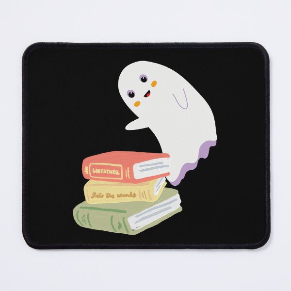 Item preview, cute ghost book reading teacher school funny halloween designed and sold by ApurwaArtShop.
