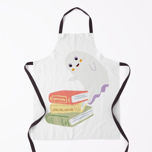 Item preview, cute ghost book reading teacher school funny halloween designed and sold by ApurwaArtShop.