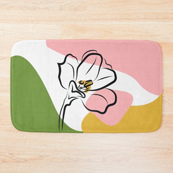 Item preview, alstromeria inspired minimalist flower design designed and sold by yessebel.