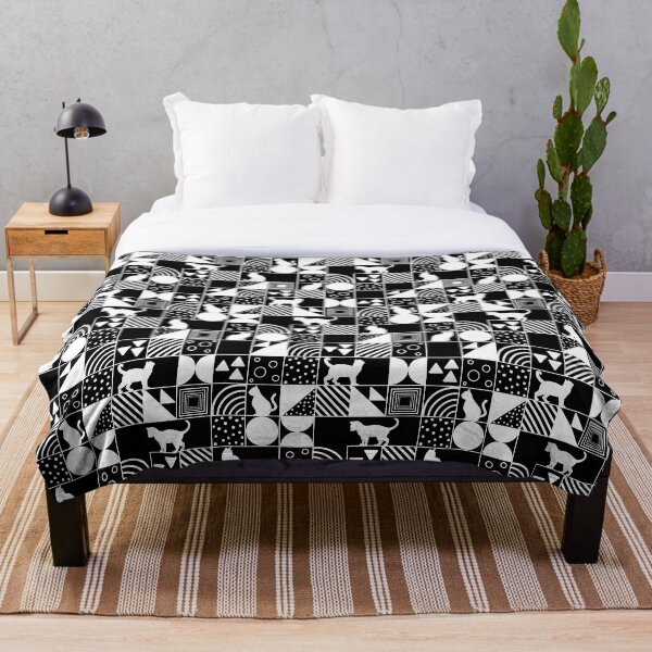 Item preview, Cat Maze White on Black designed and sold by KathrinLegg.