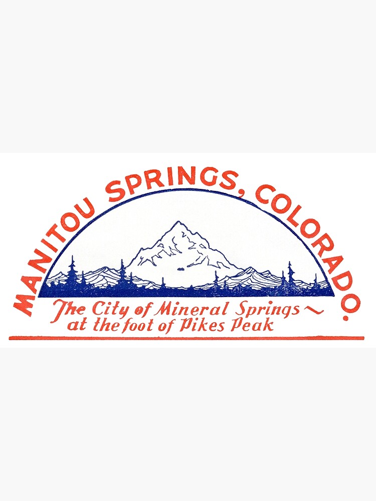"Vintage Manitou Springs, Colorado" Poster for Sale by historicimage Redbubble